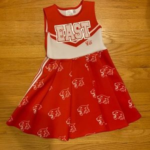 Disney High school Musical Wild Cats cheerleader dress 4/5